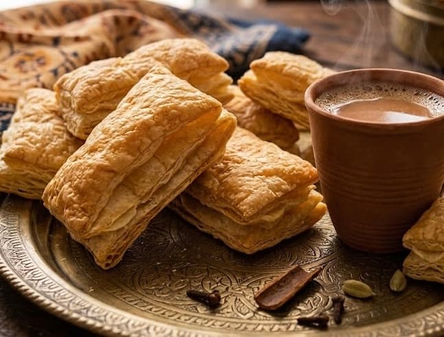 Khari Puff Pastry Biscuits